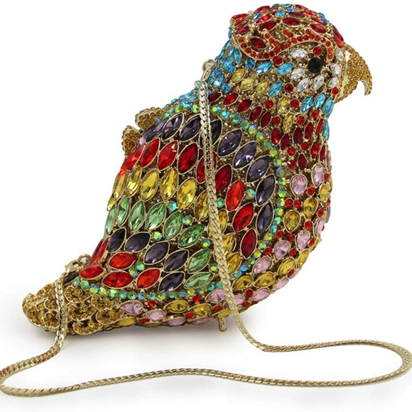 Parrot Crystal Clutch - Picture 1 of 7